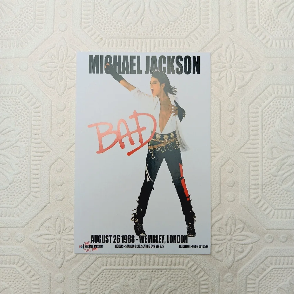 Michael Jackson Mini Poster Card 1 ct